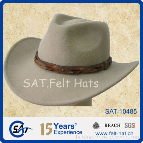 2015 competitive 100% wool felt Cowboy Hat